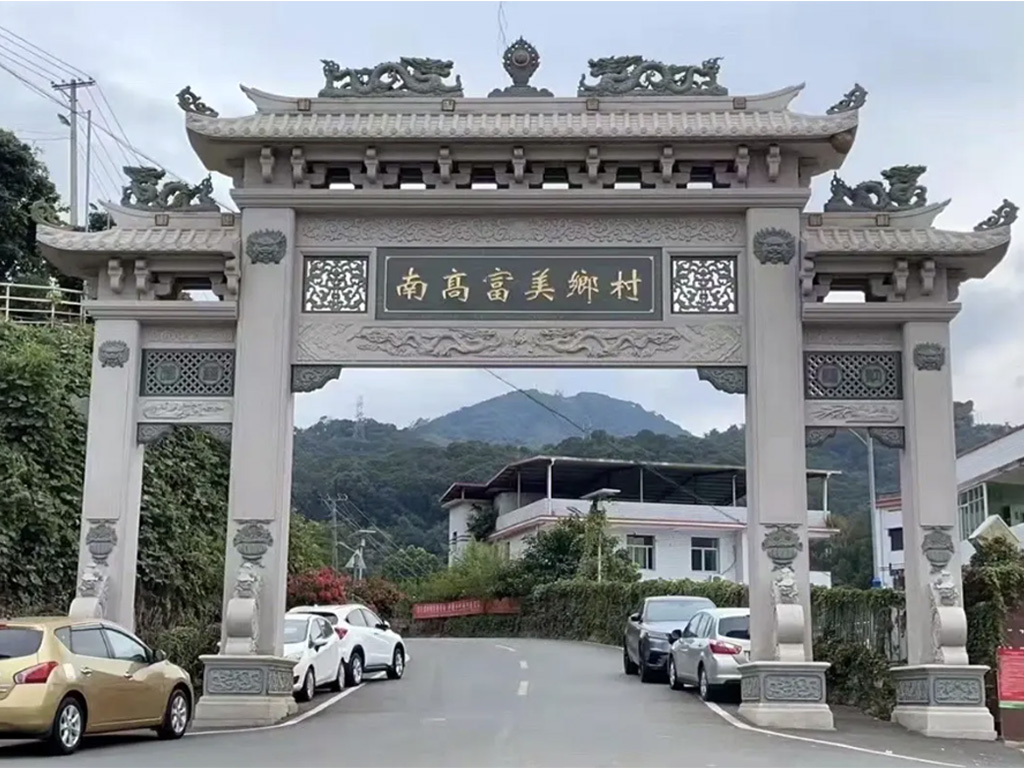 仿古牌坊牌坊價格，大門牌坊，水泥斗拱模具工程有限公司